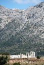 Temple of Demeter on the Greek island of Naxos Royalty Free Stock Photo