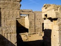 The Temple at Denderah near Luxor Eygpt dedicated to Hathor which was a graeco-roman site used by Queen Cleopatra, famous for its