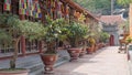 Temple detail from Perfume Pagoda in Vietnam Royalty Free Stock Photo