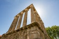 Temple of Diana in the city of Ãâ°vora Royalty Free Stock Photo