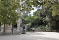 Nimes, 9th september: Jardin de la Fontaine Public Garden from Nimes in south of France
