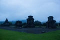Temple at Dieng plateu in Indonesia Royalty Free Stock Photo