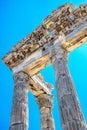 Temple of Dionysos in the Pergamon Ancient City, Turkey