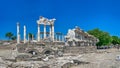 Temple of Dionysos in the Pergamon Ancient City, Turkey