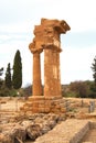 Temple of the Dioscuri, Agrigento, Sicily, Italy Royalty Free Stock Photo