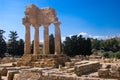 Temple of the Dioscuri, Agrigento Royalty Free Stock Photo