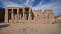 The Temple of Edfu in Edfu, Egypt external daylight view