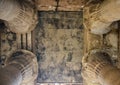 The Temple of Edfu was dedicated to Horus, the Egyptian god with a falcon head