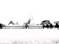 Temple of the Emerald Buddha the Grand Palace Bangkok Thailand Black and white illustrations