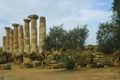 Temple of Ercole in Sicily Royalty Free Stock Photo