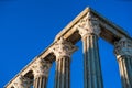 Temple of Evora is one of the historical sites of the citty of E Royalty Free Stock Photo