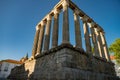 Temple of Evora is one of the historical sites of the citty of E Royalty Free Stock Photo