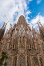 Temple Expiatori de la Sagrada Familia, Barcelona, Spain Royalty Free Stock Photo