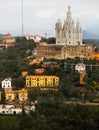 Temple Expiatori del Sagrat Cor on Tibidabo mountain in Barcelona