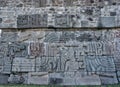 Temple of the Feathered Serpent in Xochicalco. Mexico. Royalty Free Stock Photo