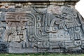 Temple of the Feathered Serpent in Xochicalco. Mexico. Royalty Free Stock Photo