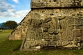 Temple of the Feathered Serpent in Xochicalco. Mexico. Royalty Free Stock Photo