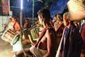 Temple Festival in Kerala Chenda Melam Royalty Free Stock Photo