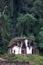 Temple of the Foliated Cross in Palenque Royalty Free Stock Photo
