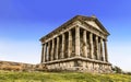 The temple of Garni - a pagan temple in Armenia Royalty Free Stock Photo