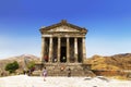 The temple of Garni - a pagan temple in Armenia was built in the first century ad Royalty Free Stock Photo
