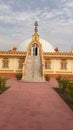 Temple of Gautam Buddha. Jai bhodh Royalty Free Stock Photo