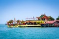 Temple in George Town Chew jetty, Penang, Malaysia