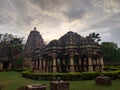 Temple(They are built in the Pratihara style of temple architecture dated to the tenth century A.D.) Royalty Free Stock Photo