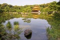 Temple of the Golden Pavillion (kinkaku-ji), Kyoto, Japan. Royalty Free Stock Photo