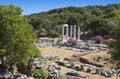 Temple of the Great Gods at Samothraki Royalty Free Stock Photo