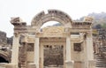 Temple of Hadrian Along the Curetes Road in Ephesus, Turkey