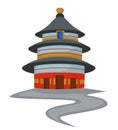 Temple of Heaven Chinese architecture isolated holy tower Royalty Free Stock Photo