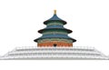 Temple of Heaven Vector Illustration