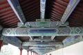 Temple of Heavens museum interior ceiling, Beijing, China