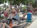 Temple of Hell and Paradise. Thailand