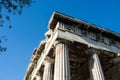 Temple of Hephaestus in Ancient Agora, Athens Royalty Free Stock Photo