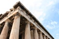 Temple of Hephaestus and Athena Ergane Royalty Free Stock Photo