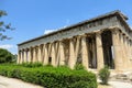 The Temple of Hephaestus or Hephaisteion or earlier as the Theseion is a well-preserved Greek temple