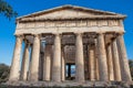 The Temple of Hephaestus or Hephaisteion or earlier as the Theseion a well-preserved Greek temple. It is a Doric peripteral temple