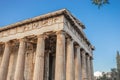 The Temple of Hephaestus or Hephaisteion or earlier as the Theseion a well-preserved Greek temple. It is a Doric peripteral temple