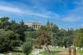 Temple of Hephaistos in ancient agora athens