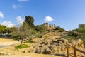 Temple of Hera Lacinia, Juno, in the Valley of the Temples in Agrigento Royalty Free Stock Photo