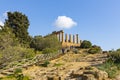 Temple of Hera Lacinia, Juno, in the Valley of the Temples in Agrigento Royalty Free Stock Photo