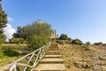 Temple of Hera Lacinia, Juno, in the Valley of the Temples in Agrigento Royalty Free Stock Photo