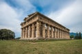 Temple of Hera at Paestum archaeological site, Italy Royalty Free Stock Photo