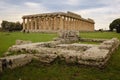 Temple of Hera. Paestum. Salerno. Campania. Italy Royalty Free Stock Photo