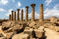 Temple of Heracles in Agrigento, Sicily Royalty Free Stock Photo