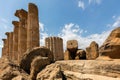 Temple of Heracles in Agrigento, Sicily Royalty Free Stock Photo