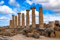 Temple of Heracles in the Valley of the Temples, Agrigento, Sicily, Italy Royalty Free Stock Photo