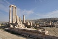 Temple of Hercules in Amman Royalty Free Stock Photo